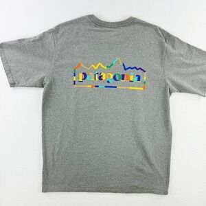 Patagonia Unity Fitz Repsonsibiliti-Tee T-Shirt‎ Size S Mens Gray 37768 NWT